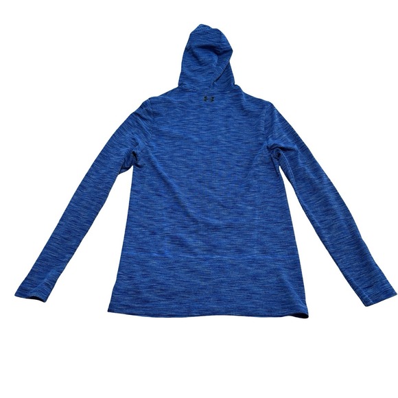 Under Armour Threadborne Heat Gear Pullover Hoodie Lightweight Fitted Sz Small - Picture 2 of 4
